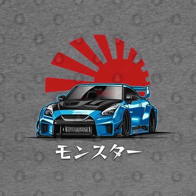 Skyline GTR R35 (Blue) by Jiooji Project